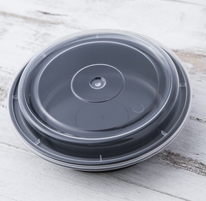 Disposable PP Food <b>Container</b> with Lid, Secure Snap-On Round Bowl for Hot or Cold Foods and Easy Transport - Product Image 6