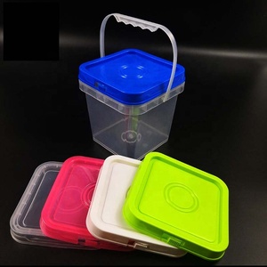 Cubo Cuadrado Pequeño de Plástico Transparente para Envasar Alimentos - Product Image 5
