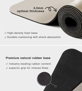 Tapetes de Yoga Ecológicos con Forma Ovalada y Arqueada, Personalizados con Logotipo, Tapete de <span class=keywords><strong>Pilates</strong></span> Antideslizante de Goma PU, Tapetes de Yoga para Ejercicio - Product Image 3
