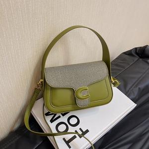 <span class=keywords><strong>Luxe</strong></span> femmes été bandoulière épaule sac à main Style décontracté avec fermeture à glissière broderie décoration PU doublure-étanche - Product Image 4