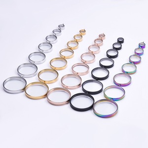 Simple Design Stainless Steel Round Glass <strong>Floating</strong> <strong>Lockets</strong> - Product Image 6