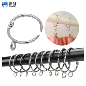 Accesorios para Cortinas Resistentes a la Corrosión, Anillas Metálicas para Cortinas, para Decoración de Ventanas - Product Image 1