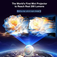 Console de jeux vidéo rétro U6 Android 720p avec projecteur KTV 400 lumens, projecteur de divertissement à domicile, projecteur de jeu avec mise au point automatique