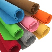 Tissu en feutre coloré, souple, Non tissé, Polyester, 100 mercerne imprimé, sac tissé ou Carton uni, pour bricolage et couture