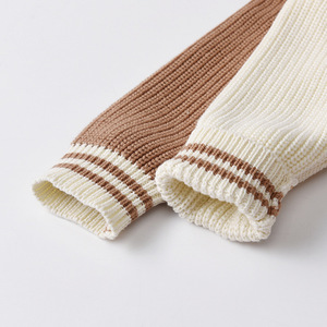 Veste en tricot torsadé à blocs <span class=keywords><strong>de</strong></span> couleur pour bébés garçons, 100% coton, motif étoile, fermeture éclair, <span class=keywords><strong>pull</strong></span> pour tout-petits, enfants, automne, hiver, cardigan - Product Image 6