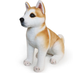 Vente chaude Mignon Chiot Doux En Peluche Jouet Simulation Mignon <span class=keywords><strong>Akita</strong></span> Rovina Animal Chien Poupée En Peluche Réalité Rempli Chien Jouet - Product Image 5
