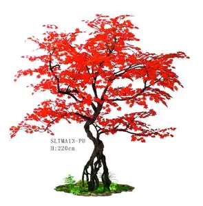 Grosir Pohon dan Tanaman Bonsai Tiongkok Mini Dekoratif Buatan Pohon Buatan Evergreen