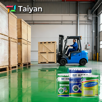Peinture de sol en polyuréthane écologique, résistante à l'usure, imperméable, revêtement liquide pour sols en ciment avec revêtement en caoutchouc