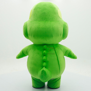 Costume de mascotte gonflable Rex de <span class=keywords><strong>Toy</strong></span> <span class=keywords><strong>Story</strong></span>, combinaison de <span class=keywords><strong>dinosaure</strong></span> en peluche verte pour fête/événement/cosplay - Product Image 5