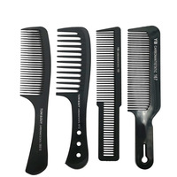 Peigne à cheveux antistatique professionnel en ABS, kit de peignes de coiffure pour hommes et femmes