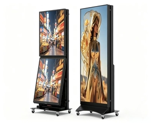 จอแสดงผล LED แบบพับได้สำหรับใช้งานภายในอาคาร ความละเอียด 4K 120Hz อัตราเฟรมสูง พร้อมระบบ CMS ในตัว  พร้อมขาตั้งพื้นสำหรับโฆษณา - Product Image 1