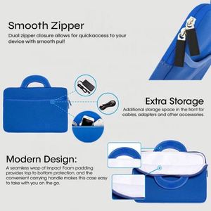Wholesale Multi Size Notebook <b>Computer</b> Pocket Custom Neoprene Zipper Laptop Bag Portable Laptop Sleeve <b>With</b> Handle and Pocket - Product Image 2