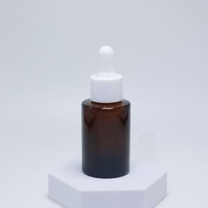 ขวดแก้วใสทรงกลมแบบใหม่ขนาด 30 มล. พร้อมหัวหยดแบบไหล่เรียบ - Product Image 6