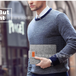 Felt <b>Tablet</b> Protective Case, Stylish Handheld Felt <b>Bag</b>, Shockproof <b>Tablet</b> Sleeve - Product Image 5