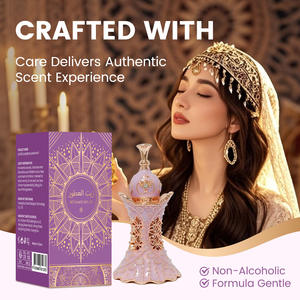 Óleo de Perfume Feminino Sem Álcool Atacado de Fábrica Tom Floral com Rosa, Almíscar e Lavanda Estilo Aplicador em Bastão para Mulheres Árabes - Product Image 2