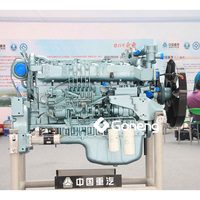 Pièces de rechange pour camion benne à moteur 375, livraison gratuite, pour sinusoïdale howo, ensemble de moteur, 371hp, 420 hp
