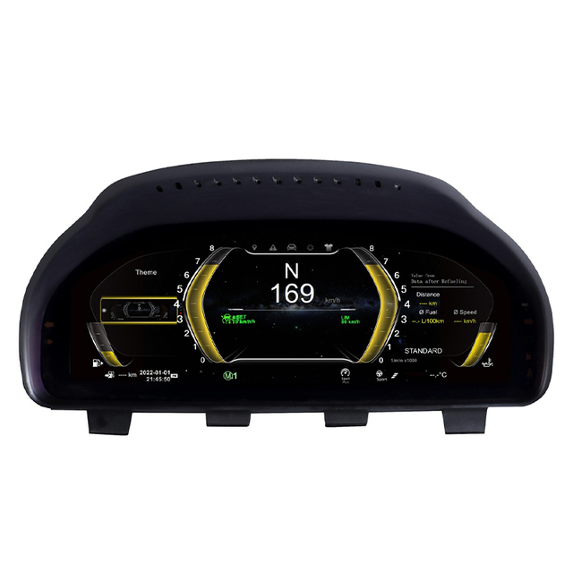 Car 12.3'' LCD Dashboard Panel for BMW 5/6/7 Series X3 X4 X5 X6 Cockpits Virtual Digitale Instrument Cluster Display Speedometer