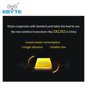 Module sans fil Lora Ebyte E22-900T22D 22dBm 5km avec technologie LoRa à spectre étalé et port série UART 868/915MHz - Product Image 4