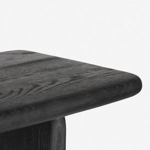 ชั้นวางหนังสือไม้เนื้อแข็งสีดำติดผนังสไตล์นอร์ดิกโมเดิร์นสำหรับห้องสมุดที่บ้าน - Product Image 3