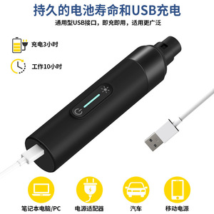 Ultra-quiet Rechargeable Pet Nail Grinder With LED <b>Light</b> And USB Cable For Pet Grooming used for <b>dogs</b> and cats - Product Image 4