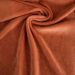 Tissu Velours Tricoté en Coton Terracotta Premium 240 g/m² 80/20 Coton Polyester en Rouleau pour Vêtements en Gros - Product Image 1