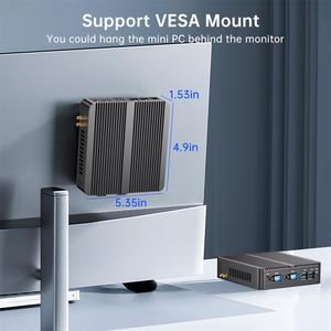 산업용 미니 컴퓨터 J1800 J1900 2COM 포트 <span class=keywords><strong>DDR3</strong></span> 산업용 듀얼 RS232 코어 셀러론이있는 Win10 리눅스 미니 팬리스 PC - Product Image 5