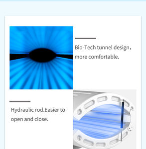 Cabina de Bronceado <span class=keywords><strong>Solarium</strong></span> con Luz Roja UV, Cabina de Bronceado Vertical UV para Tratamiento del Acné, Máquina de Bronceado Artificial - Product Image 4