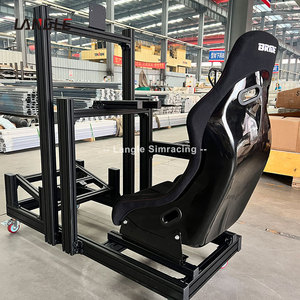 Simulador de Movimiento, Perfil de Aluminio 4080, Soporte para 3 Pantallas, Soporte para Volante y Asiento, Silla de Simulación de Carreras, Sim Rig DIY - Product Image 5