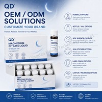 Complément Liquide de Citrate de Magnésium Végétalien Sans Sucre OEM ODM 400mg/10ml Certifié Halal Durée de Conservation de 24 Mois Étiquette Personnalisée