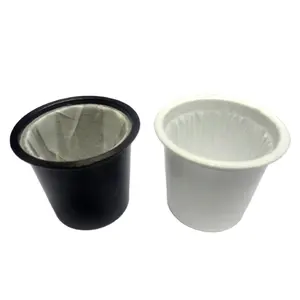 Newest empty coffee capsule disposable plastic coffee powder capsule for nespresso machine