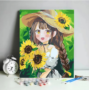 Peinture murale numérique DIY sur toile, personnalisée et colorée, à numéros, pour la vente en gros, imperméable et écologique - Product Image 5