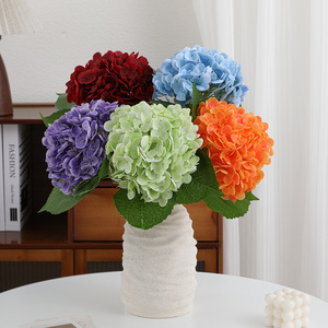 Flores de Hortensia Realistas al Tacto, Tallo Individual, Flores de Hortensia con Tacto Húmedo para Decoración de Bodas y Hogar, Más Vendidas - Product Image 4