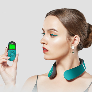 Masajeador de Cuello Inteligente, Portátil, Inalámbrico, con Pulsos Eléctricos TENS/EMS, Alivio Diario del Dolor, en Forma de U, con Calor - Product Image 1