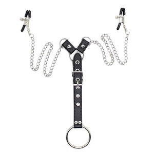 Pinza Metálica para Pezones Masculinos con Cadena, Pinza para Pene, Productos Sexuales - Product Image 2