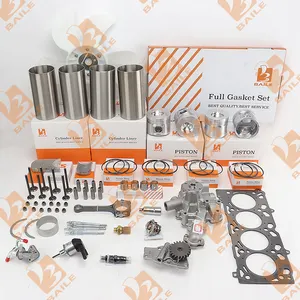 B3.3 Kit pembangunan kembali mesin B3.3 Kit pembangunan kembali Piston cincin Liner untuk Cummins B3.3 Forklift suku cadang mesin Diesel Kit LENGKAP