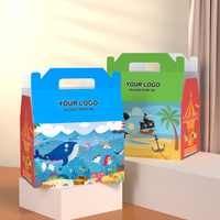 Cajas de Regalo para Dulces y Galletas con Asa, Ideales para Fiestas, Cajas de Embalaje para Alimentos