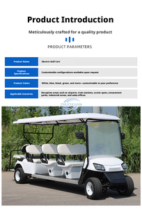 Carro eléctrico de recepción para hoteles con capacidad para ocho pasajeros, autobús turístico de 8 plazas para servicio de viajes de vacaciones en la playa. - Product Image 6