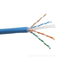 UTP CAT6 kabel LAN kabel jaringan PVC 1000Mbps 23 AWG 26 AWG 23th Cat 6 standar