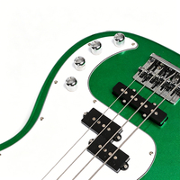 Gitar Bass Elektrik 4 Senar PB Gloss Solid Poplar Wood Active EQ untuk Pertunjukan Grosir OEM