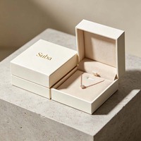 Boîte à bijoux en papier rigide de luxe personnalisée avec logo, emballage cadeau, vente en gros, fabrication OEM ODM