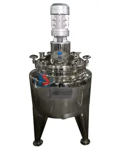 Réservoir de mélange de boissons avec chauffage à la vapeur électrique 200L Réservoir de stockage de lait Mélangeur de liquide de qualité alimentaire avec agitateur