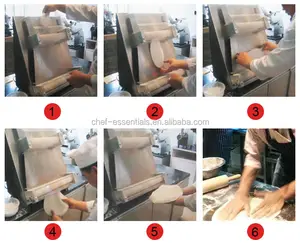 <span class=keywords><strong>DR</strong></span>-1V GIANTFOOD Elektrikli Hamur Açma Makinesi Ticari Pizza Hamuru Açma Makinesi Paslanmaz Çelik Fırın Kullanımı ETL Sertifikalı 15 İnç Fondan - Product Image 5