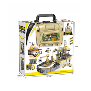 Set Giocattolo Educativo Militare in Plastica 2020 con Zaino per Bambini e <span class=keywords><strong>Garage</strong></span> Parcheggio con 2 Auto - Product Image 5