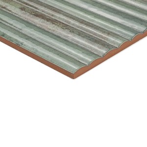 Azulejo Verde Óxido Mali 15 x 30 cm, 8.5 mm de Grosor, Acabado Brillante, Bordes Irregulares - Product Image 3