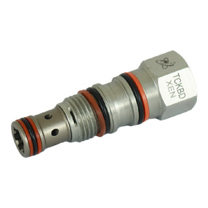 Vanne de contrôle pilotée TCKBD, vanne à cartouche filetée hydraulique, modèle XEN, construction en acier - Product Image 1