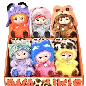 Wakuku Mao chao Fun ชุดตุ๊กตาแช่แข็งแบบทำมือตุ๊กตากล่องตาบอด WOW ห้องสมุด Playmobil ตุ๊กตา Chao - Product Image 5