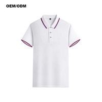 Kaus Polo Golf Vintage pria, kerah bordir US harga rendah desain kosong gaya kasual lengan pendek