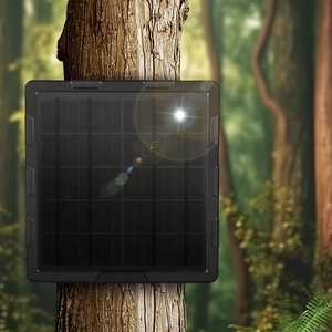 5W <strong>Solar</strong> Panel for Security Camera USB <strong>Solar</strong> Panel Charger Light Outdoor Garden Compatible With Rechargeable <strong>Battery</strong> Powered Cam - Product Image 1