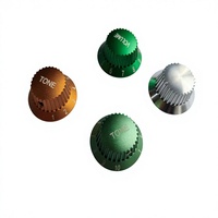 Bouton de commande de volume pour guitare en laiton massif personnalisé, pièce de rechange de haute qualité, usinage CNC de précision