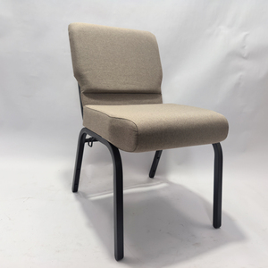 Vente en gros d'usine, chaise de culte rembourrée de théâtre populaire moderne et bon marché, chaise d'église empilable - Product Image 3